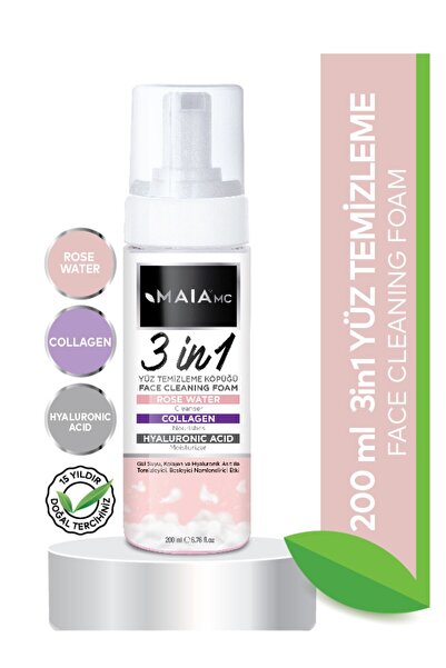 Maia mc 3in1 Yüz Temizleme Köpüğü 200 Ml