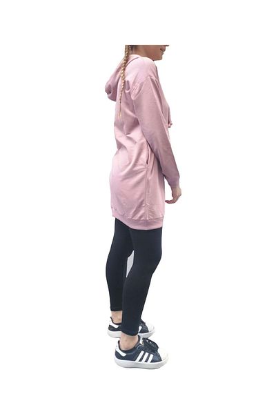HNS Туника с качулка MARIQUITA - DRIED ROSE - L - ST06912-DRIED ROSE-L