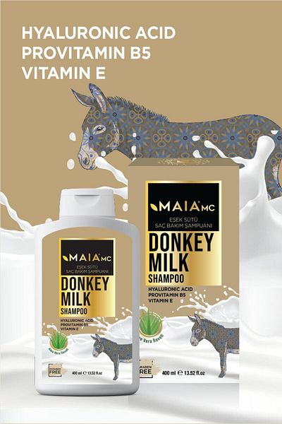 Maia mc 400 ml Donkey Milk Hair Care Shampoo