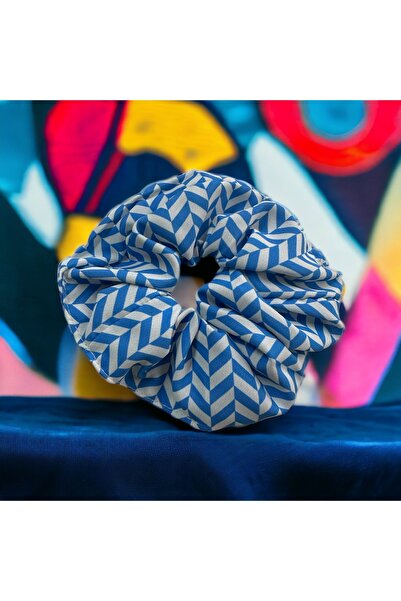 alsaccessories Cataramă mare cu model zebră albastru și alb