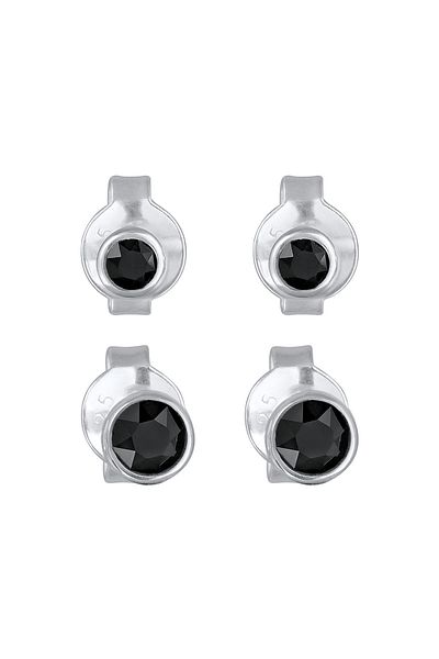 ELLI Ohrringe Basic Set Kristalle Filigran 925 Silber