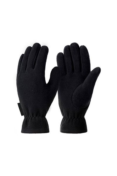 OIL COMPANY Unisex Black Fleece Gloves Trend