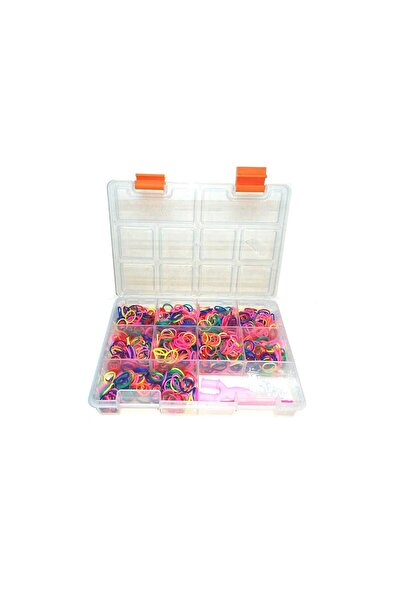 Hayal Sepeti Lastik Bileklik Yapma Seti 10 Bölmeli Hediyeli Ürün Tek Renk