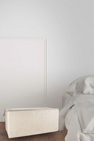Pazar Kapısı Mega Size Interlining Fabric Quilt Pillow Clothing Storage 80x60x40 Cm