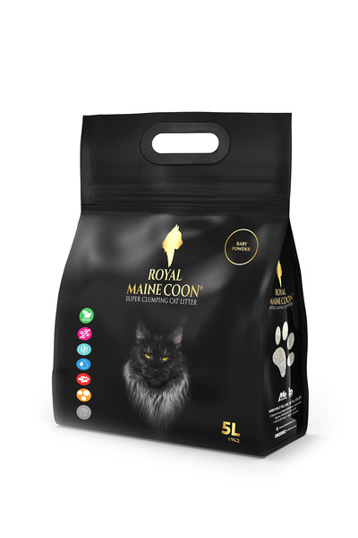 Royal Maine Coon Süper Emiş Gücüne Sahip Bebek Pudrası Kokulu Perlit Kedi Kum...