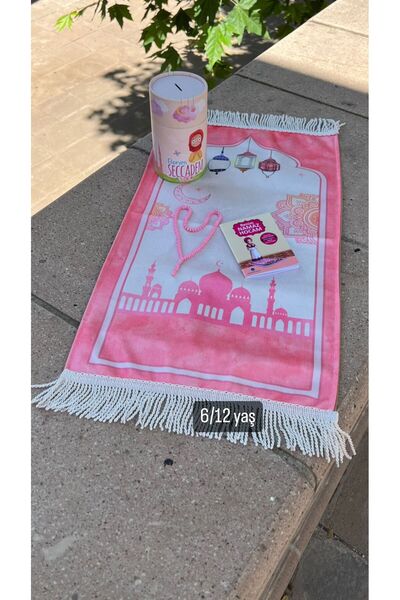 hicazavm Büyük boy Özel kumbaralı namaz dua ibadet çocuk seccade namazlık seti