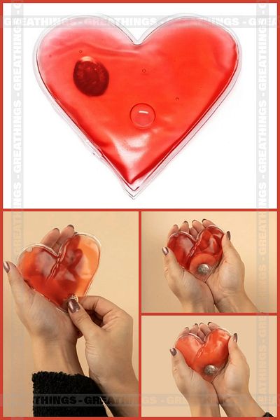 Greathings 1 Piece Heart Shaped Magic Gel Heater, Heating, Pocket Stove, Hunter Fishing Mountaineer Camping Hand Warmer