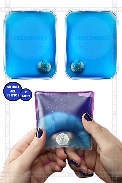 Greathings 2 Pieces Square Shaped Magic Gel Heater, Heating, Pocket Stove, Hunter Fishing Mountaineer Camping Hand Warmer