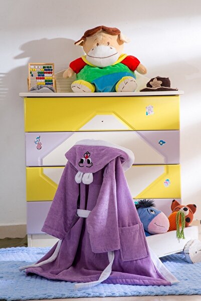 Eymir Home Collection رداء حمام للأطفال مخملي