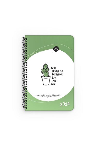 Hisli Şeyler 2024 Weekly Agenda (2 pcs) The Sweetest in the World - Let Me Fold to My Thorn 13x19.5