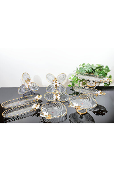 BULUTHOMEAKSESUAR 9 PIECES BUTTERFLY DETAIL PRESENT SET
