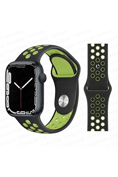 Tiger APPLE WATCH 9-8-7-6-5-4-3-SE / 38-40-41 MM UYUMLU DELİKLİ NİKE SİLİKON ...
