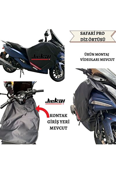 JİEKAİ ARORA SAFARİ PRO 125 DİZ ÖRTÜSÜ SU VE SOĞUK GEÇİRMEZ KALIN KUMAŞ VB BE...