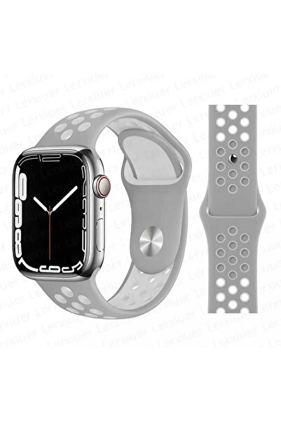 Tiger APPLE WATCH 9-8-7-6-5-4-3-SE / 38-40-41 MM UYUMLU DELİKLİ NİKE SİLİKON ...