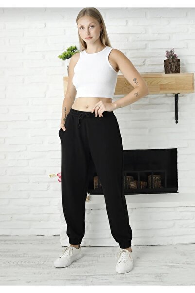 open sport Pantaloni de sport pentru femei, negri, cu talie înaltă