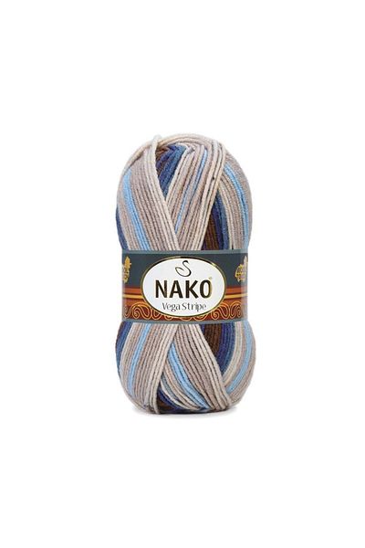 NAKO Πλεκτό νήμα Vega Stripe Marbled 82422