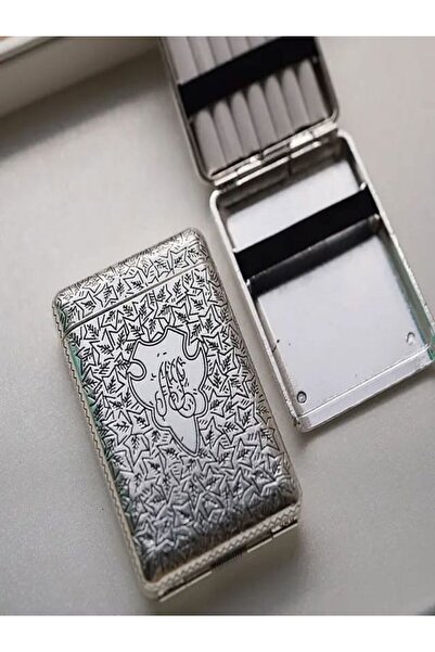 Genel Markalar Antik Gümüş Sigara Tabakası Lüks Tasarım Sigara Kutusu