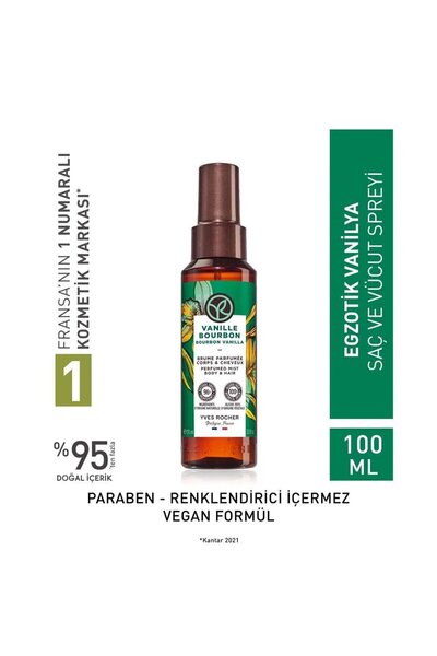 Yves Rocher - Saç ve Vücut Spreyi- Egzotik Vanilya- 100ml
