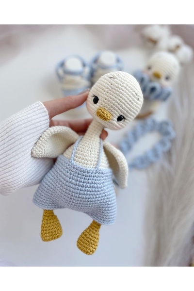Damla Amigurumi Ördek Misha 4lu set