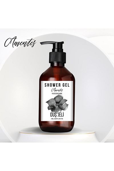 Amentes Μπουκάλι Αφρόλουτρο 500 ml Γυαλί