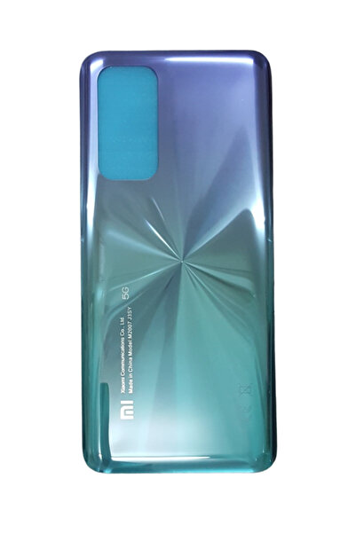 Lompon Xiaomi Mi 10T / Mi 10T Pro Cam Arka Kapak - Batarya Pil Kapağı Mavi