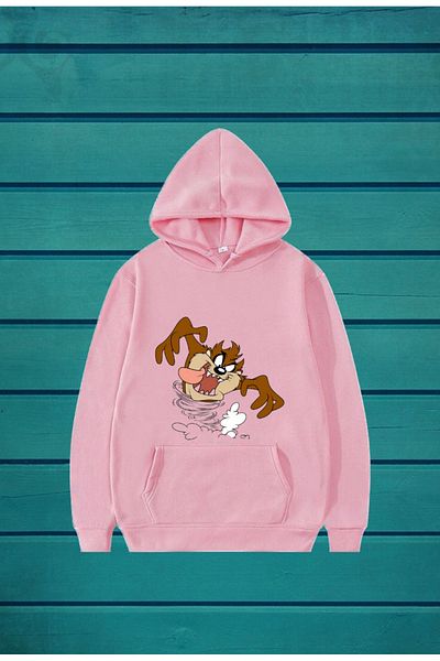 MONO COLLECTİON Φούτερ με κουκούλα UNISEX MONO Taz