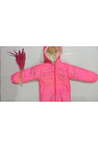 Aydino Winter girl's coat lined inside hooded fiber padded thick winter coat