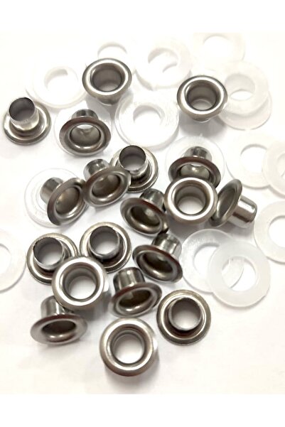 trimist KUŞ GÖZÜ-2 NO-PASLANMAZ ÇELİK-PLASTİK PULLU-1.000 TAKIM