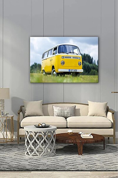 Generic Brand الرقمية المطبوعة تصميم خاص الحديثة الصفراء Minibus تحت عنوان قم...