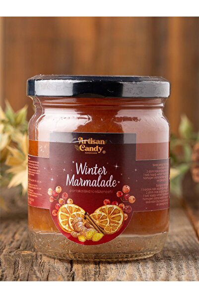 Artisan Candy Artisan Winter Marmalade (ORANGE,CRANBERRY,GİNGER) / Artisan Mulled Wine Marmalade