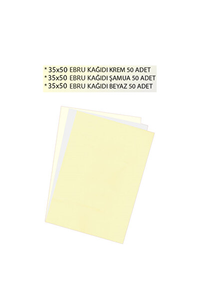 ÜSKÜDAR SANAT Ebru Başlangıç Seti 35x50 Profesyonel Ebru Seti Ezilmiş Ebru Boyaları Ebru Boyası