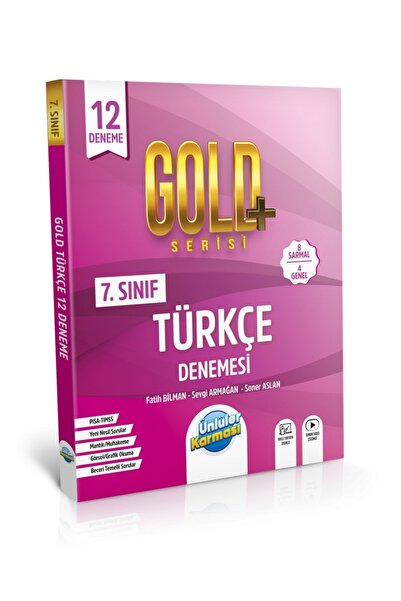 Ünlüler Karması 7. Sınıf Gold TÜRKÇE 12 Deneme Video Çözümlü