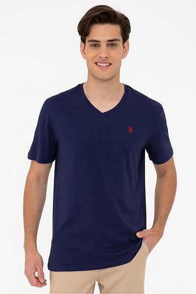 U.S. Polo Assn. Ανδρικό μπλουζάκι Navy Blue