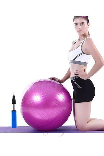 Boldy Hand Pump Pilates Ball Pump Ball Pump Pump Hand Pump Blue Hand Pump