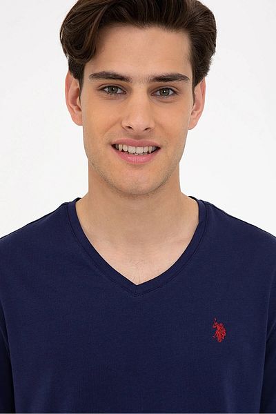 U.S. Polo Assn. Ανδρικό μπλουζάκι Navy Blue