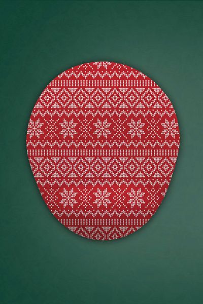 HobiShop Mouse Pad cu suport pentru încheietura mâinii cu tematică de Anul Nou