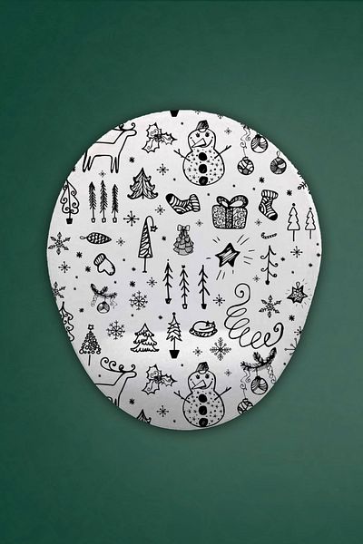 HobiShop Christmas Themed Mouse Pad with Wrist Support