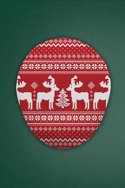 HobiShop Christmas Themed Mouse Pad with Wrist Support