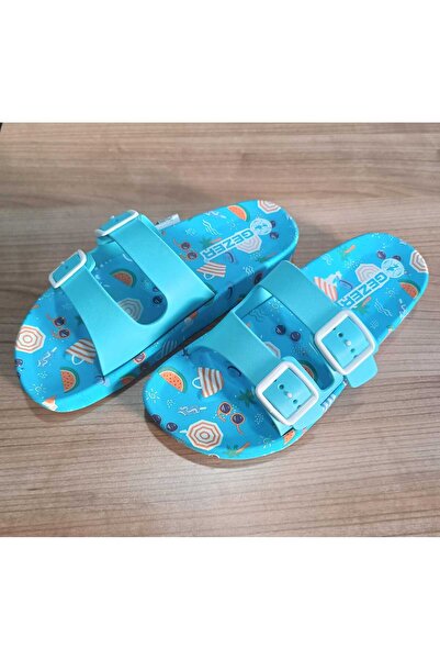 GEZER Papuci de casă și stradă, cu talpă anatomică, antiderapante, din plastic, cu cataramă dublă reglabilă