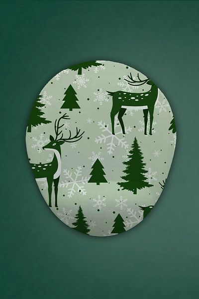 HobiShop Christmas Themed Mouse Pad with Wrist Support