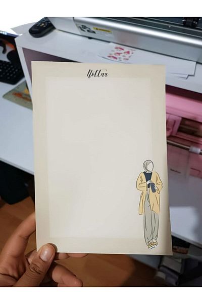 EyER Shoping Caiet de cecuri cu lipici dimensiune A5 40 coli galben