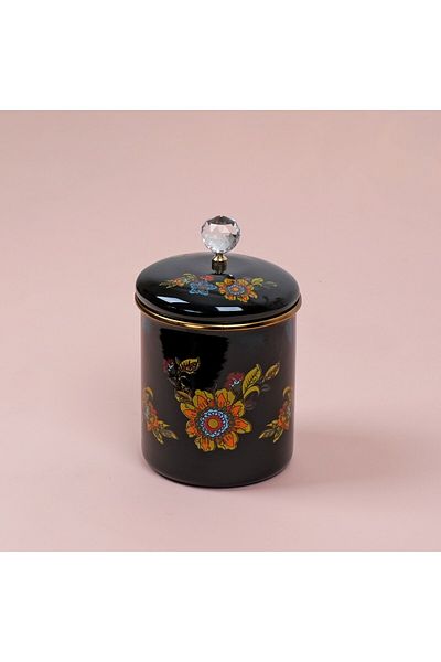 Glore Lorena Black Enamel Spice Rack