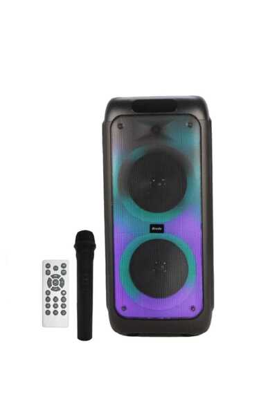 TG Taşınabilir Bluetooth Hoparlör Led Işıklı Karaoke Ses Sistemi, Mikrofon Pa...