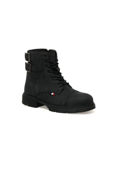 U.S. Polo Assn. Petros Ανδρικά Μαύρα Μποτάκια