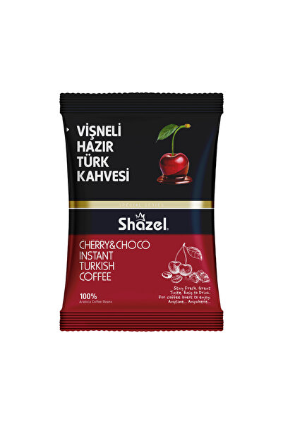 Shazel Vişneli Hazır Türk Kahvesi 100g X 4 Adet