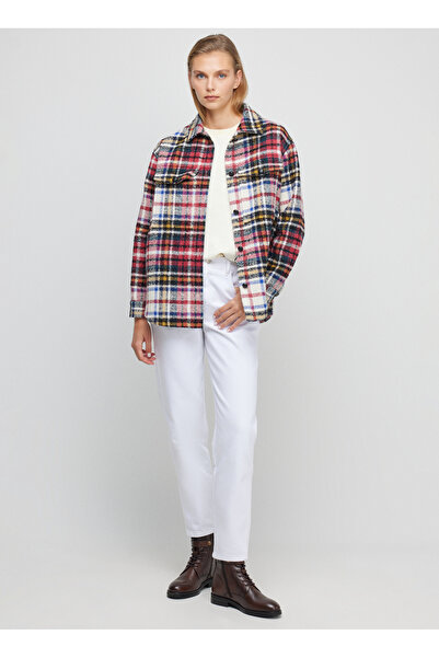 BROOKS BROTHERS Red - Navy Blue Women's Coat Bbfw23Fjc016