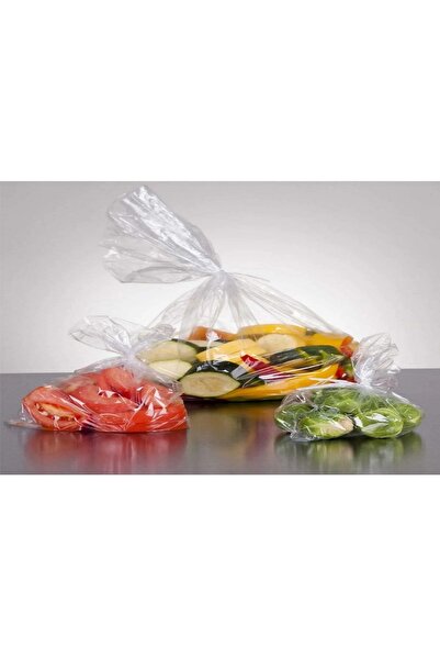 NevPack Plastik Ambalaj 1 Paket Naylon Torba Bakkaliye Torbası 14x28 Cm 0.5'l...