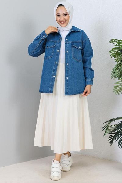 benguen 0659 Τζιν Μπουφάν Navy Blue