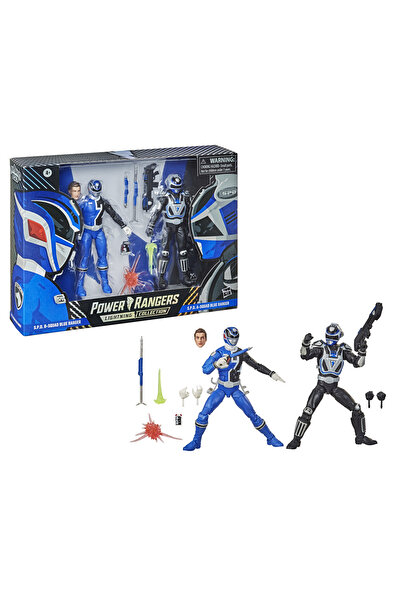 Hasbro Power Rangers Lightning Collection S.P.D. B-Squad Vs A-Squad Blue Ranger Spectrum Variant 2'li Figür