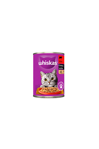 Whiskas Biftekli Kedi Konservesi 400 grX12 Adet